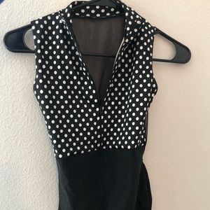 Polka Dot Zipper Elevé